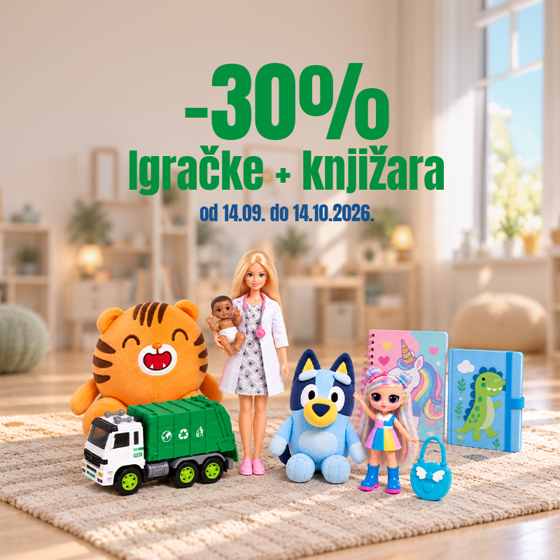 Igračke + knjižara
