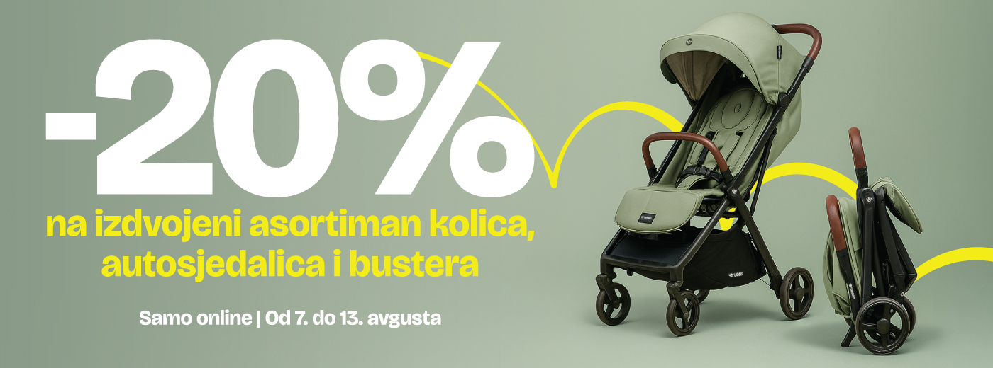 Busteri, kolica, autosjedista