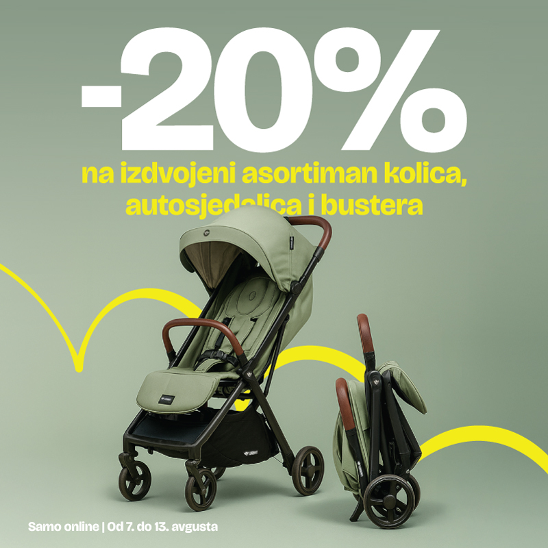 Busteri, kolica, autosjedista