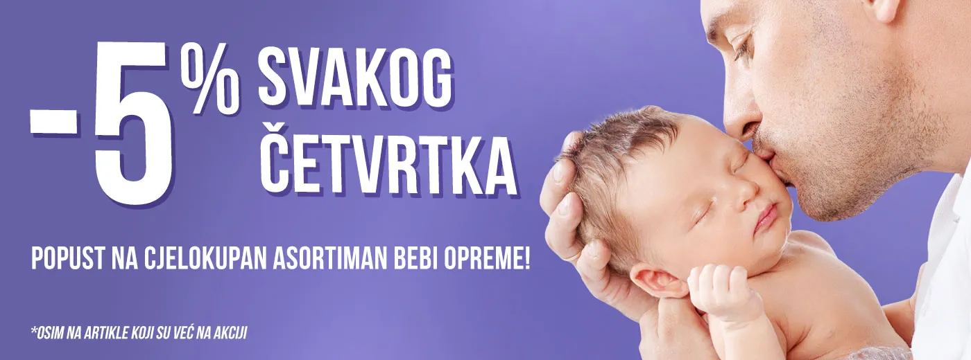 Baby četvrtak - 5% popusta