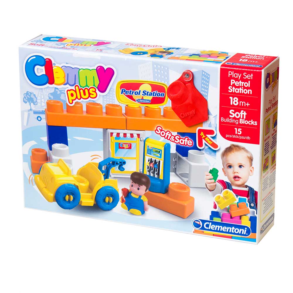 CLEMENTONI CLEMMY PLUS KOCKE BENZINSKA PUMPA 