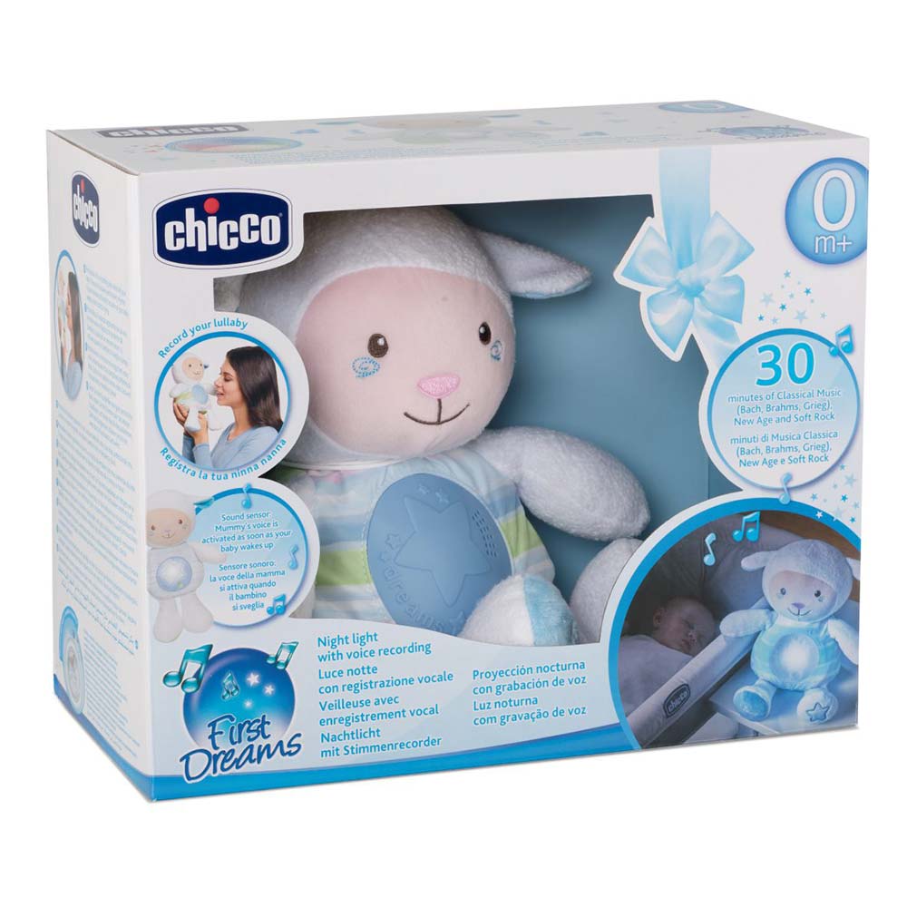 CHICCO MUZICKA LAMPA USPAVANA OVCICA (FD) - PLAVA 