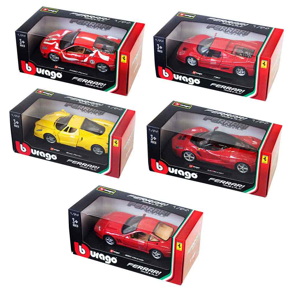 BURAGO 1 24 FERRARI R & P VEHICLES 