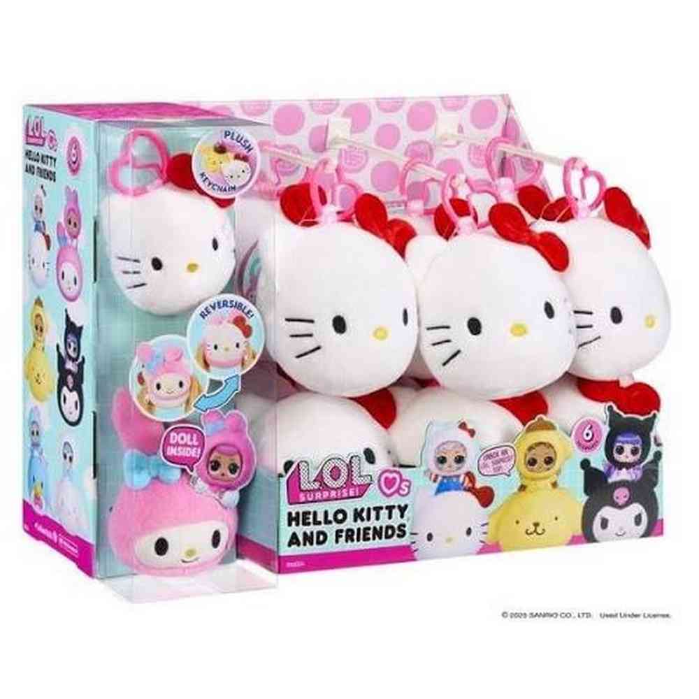 249962 LOL IZNENADJENJE HELLO KITTY PLIŠANA IGRAČKA 40 CM ASORTIMAN 