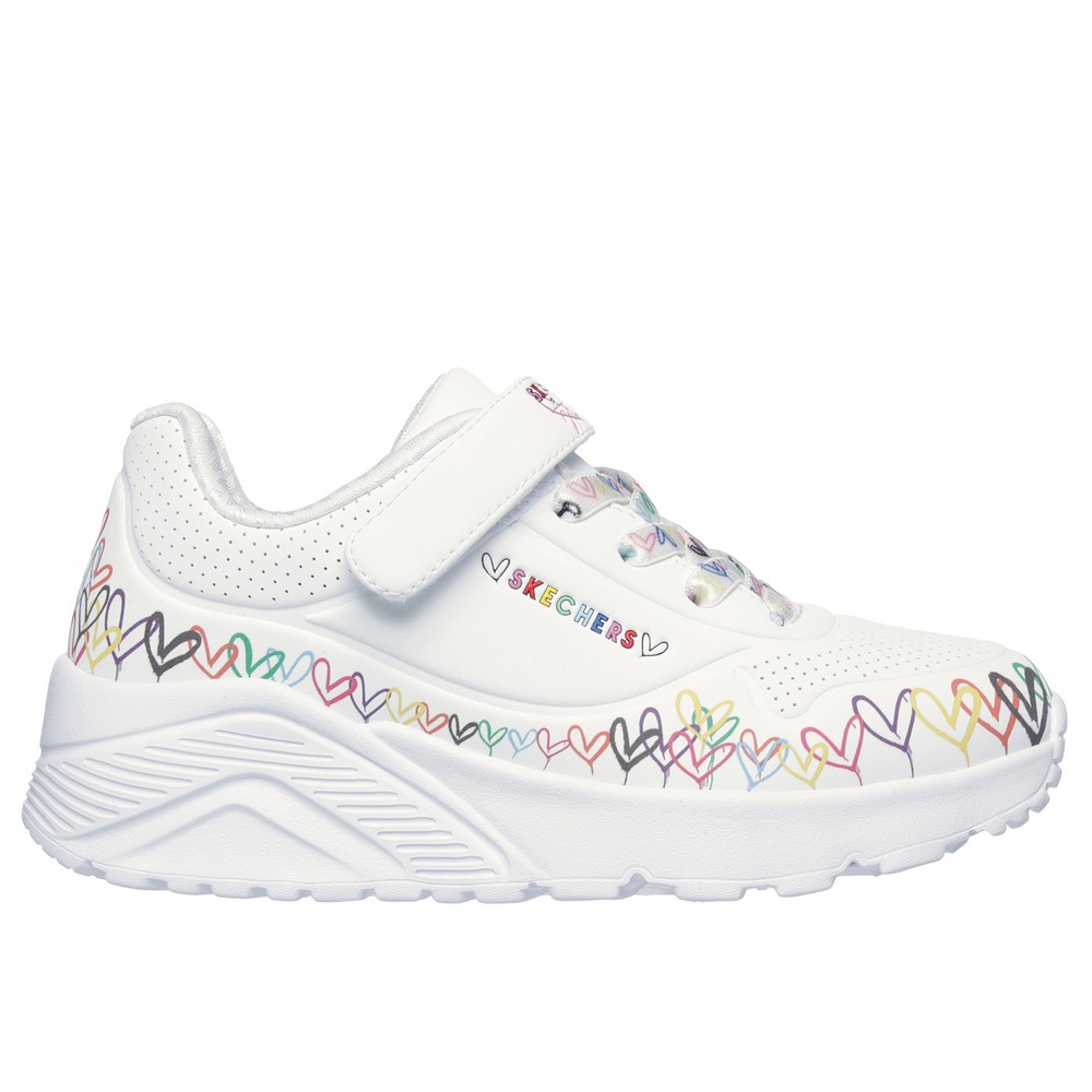 SKECHERS PATIKE UNO LITE - HEART CRAZE 
