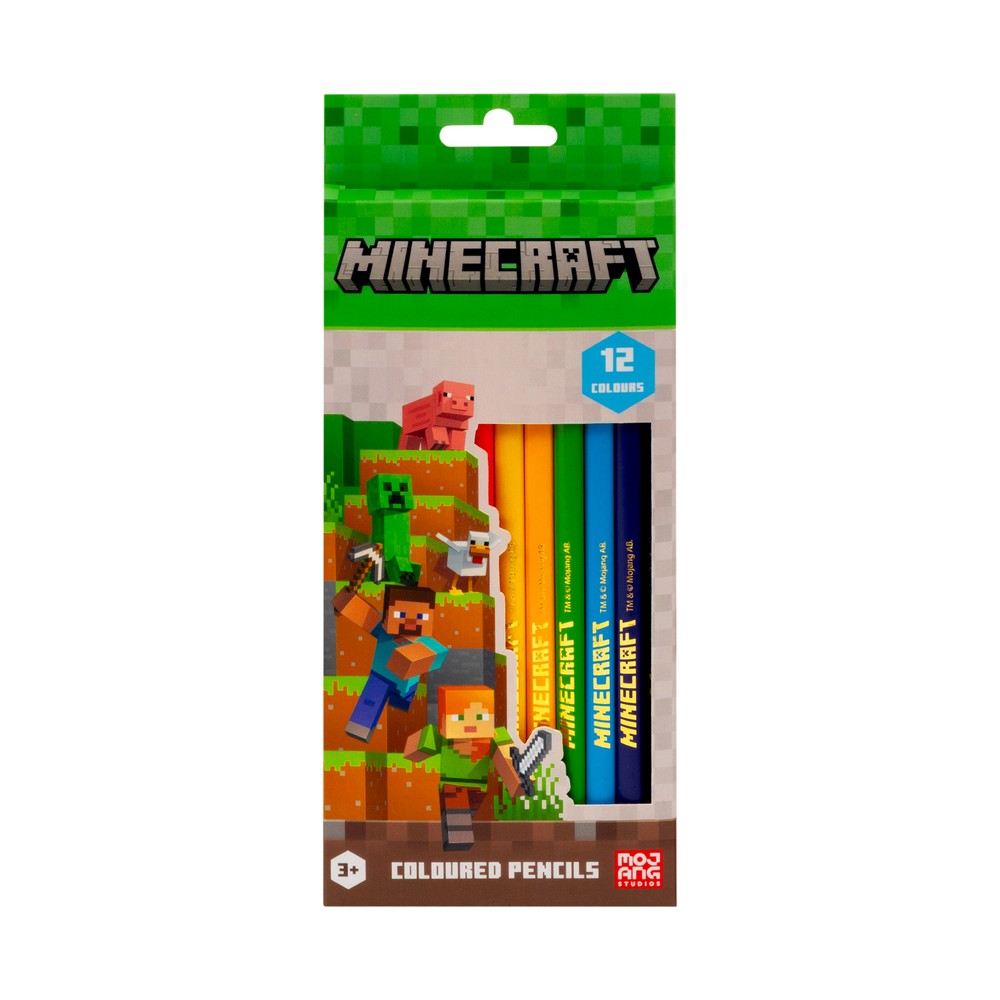 ASTRA DRVENE BOJICE 12 KOM MINECRAFT 