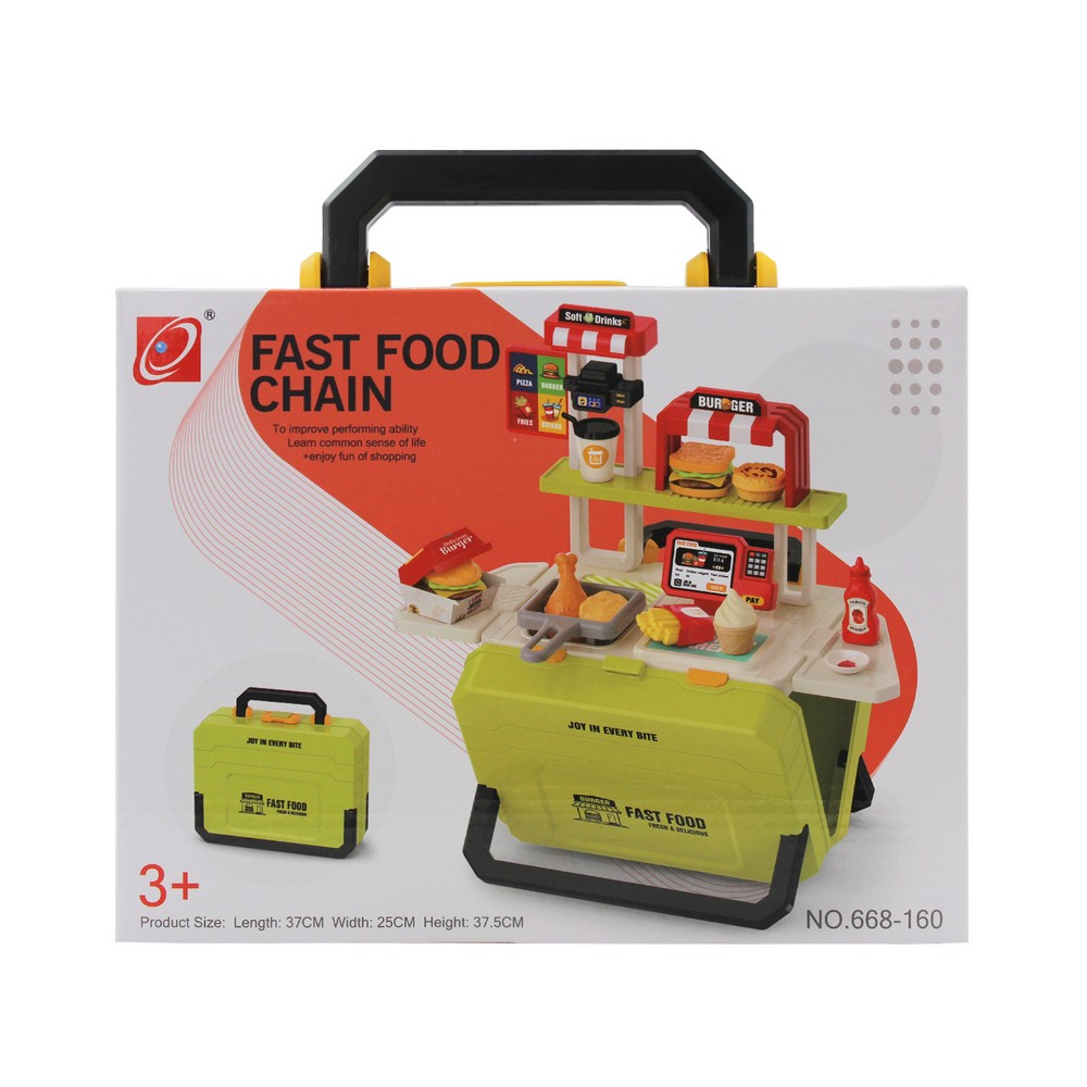 BEST LUCK FAST FOOD KOMBO KOFER SET ZA IGRU 