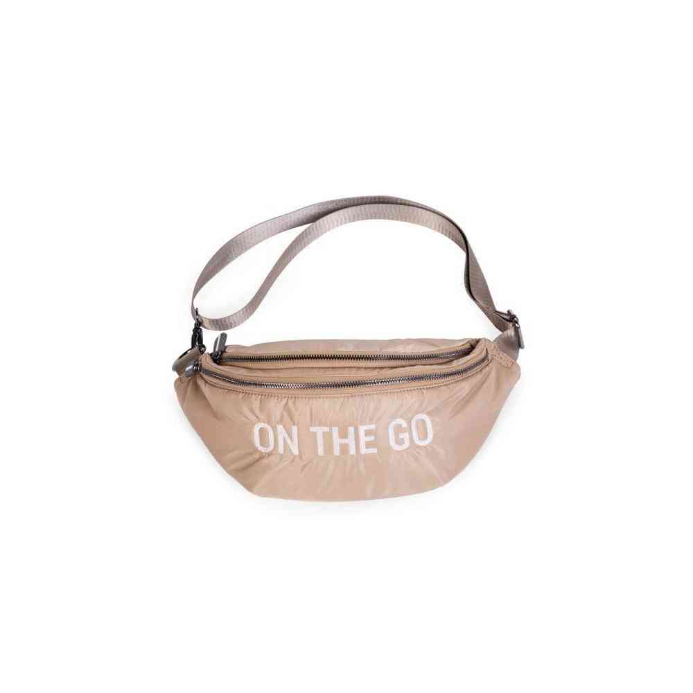 CHILDHOME BANANA BAG ON THE GO PUFFERED BEIGE 