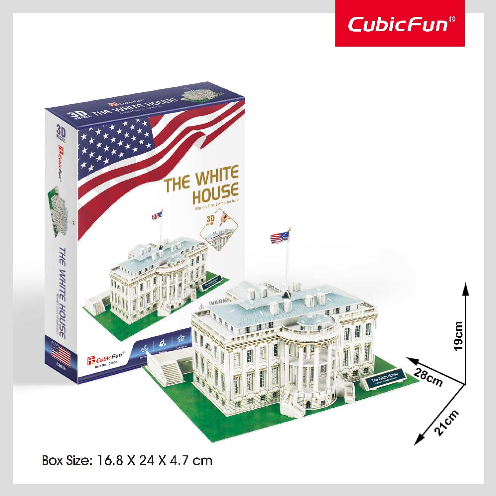 CUBICFUN PUZZLE THE WHITE HOUSE C060h
