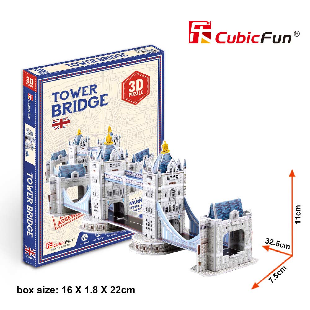 CUBICFUN PUZZLE TOWER BRIDGE S3010h