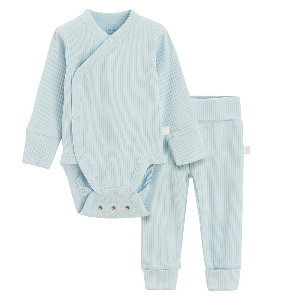 COOL CLUB SET BODI DUG RUKAV, DONJI DEO I TRAKA ZA KOSU SETLIGHT BLUE DREAMVERSE