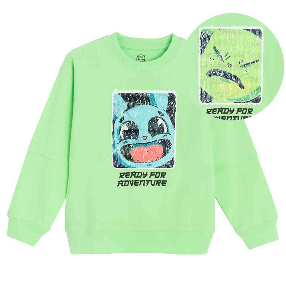 COOL CLUB MAJICA DUG RUKAV LIME 