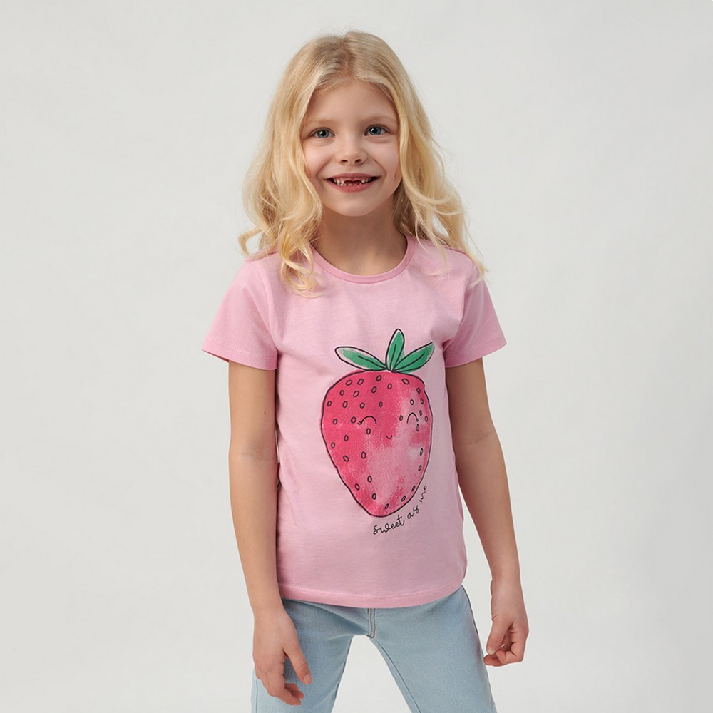 COOL CLUB MAJICA KRATAK RUKAV PINK BOTANIC