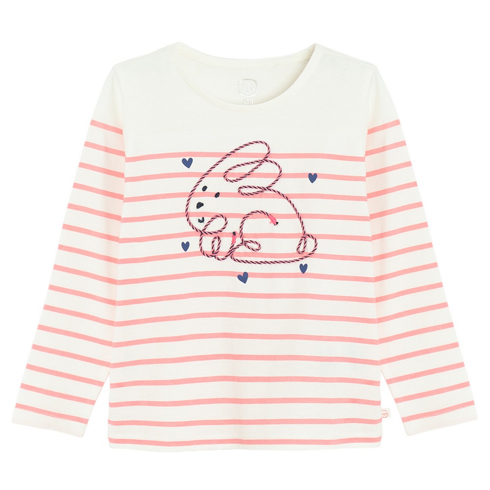 COOL CLUB MAJICA DUG RUKAV OFF WHITE