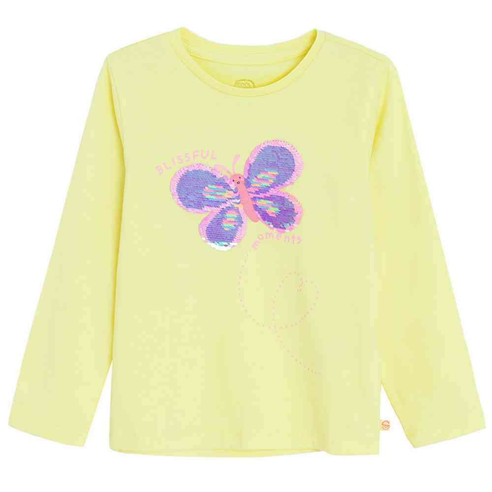 COOL CLUB MAJICA DUG RUKAV YELLOW