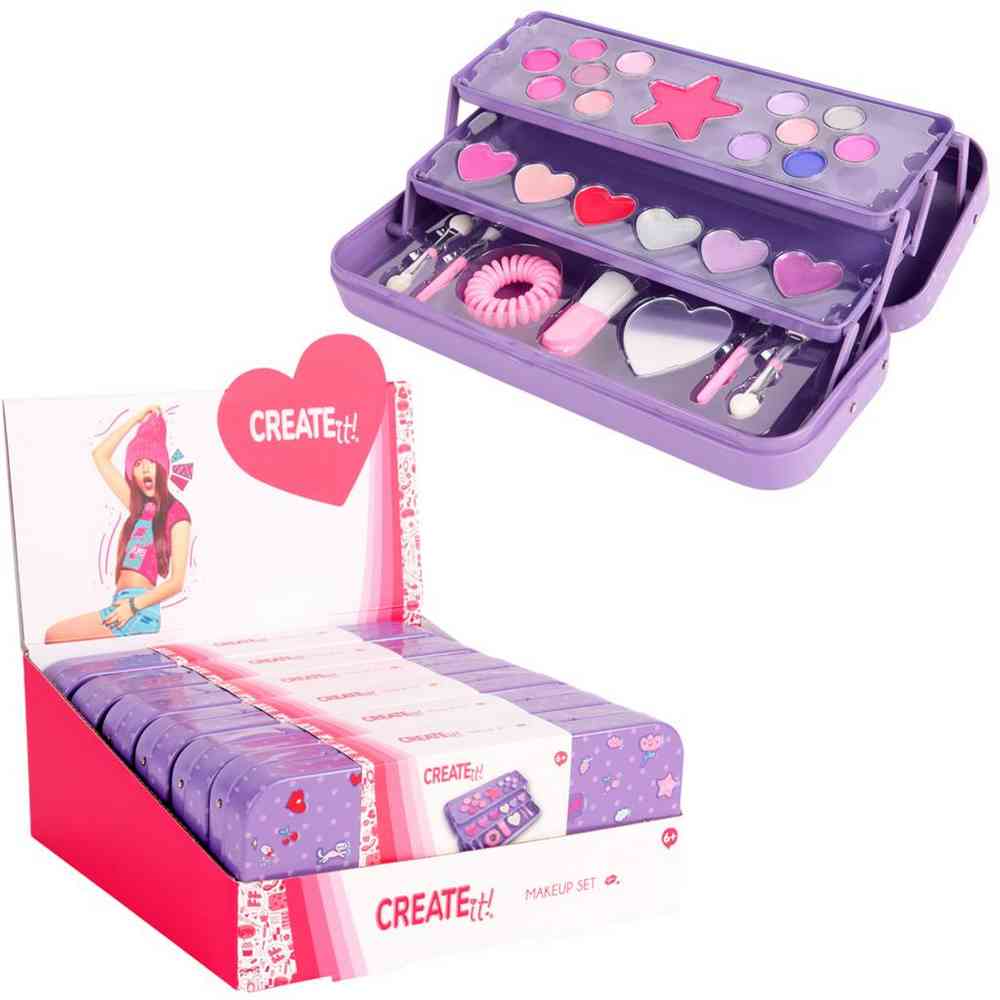 CANENCO MAKE UP SET SMINKE U METALNOJ KUTIJI 