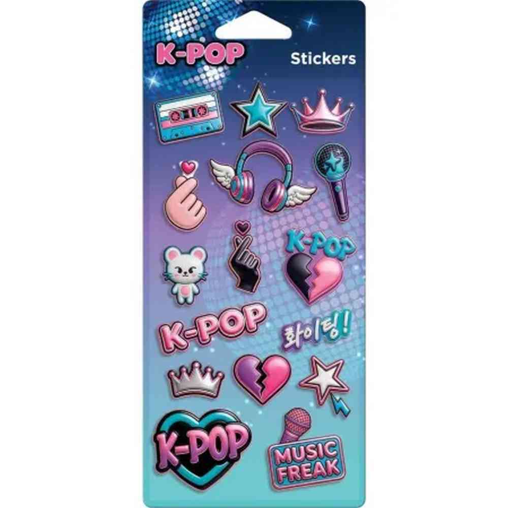 COOPLACK K-POP STIKERI BLACK 
