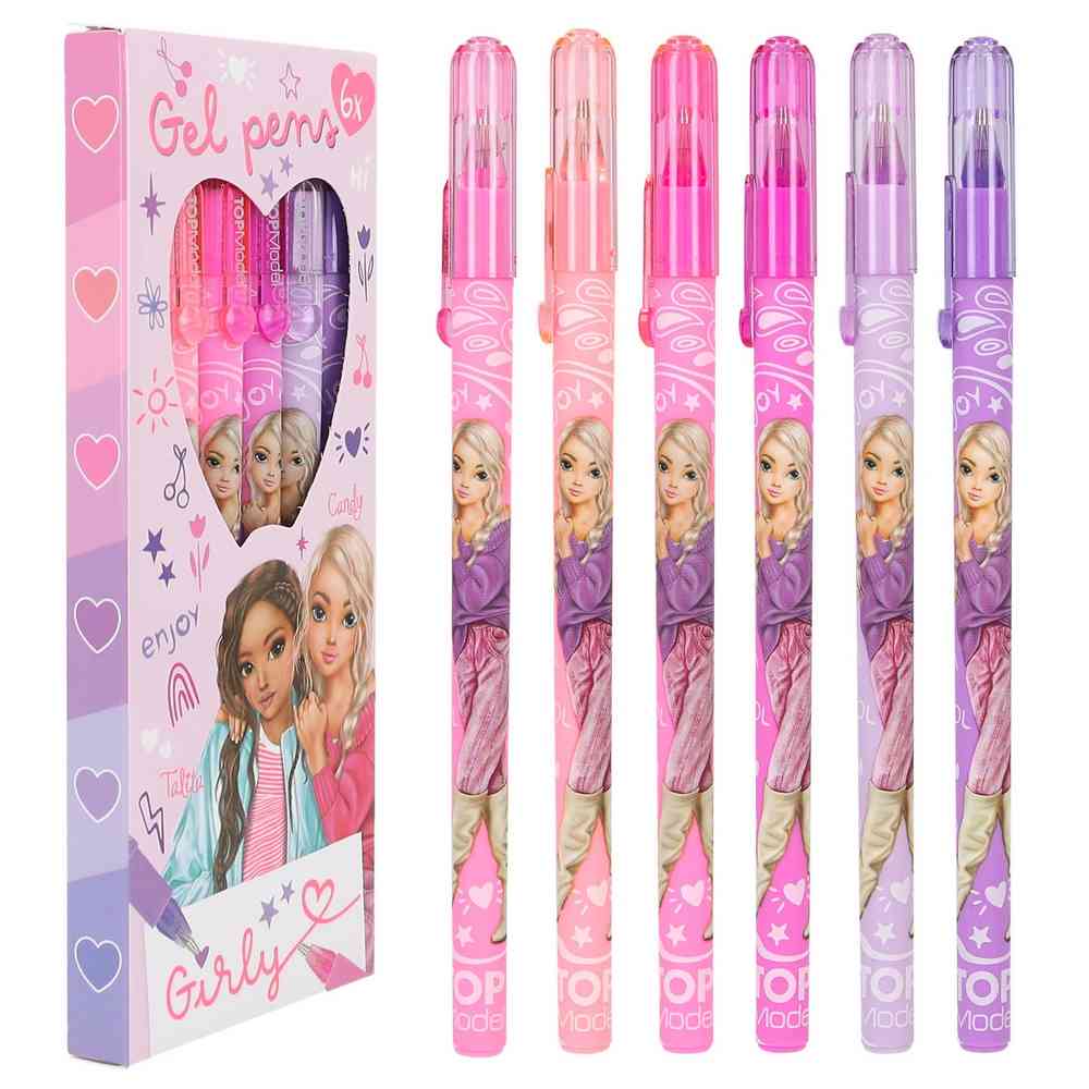 DP012191 TOP MODEL GEL PEN 6 KOM 