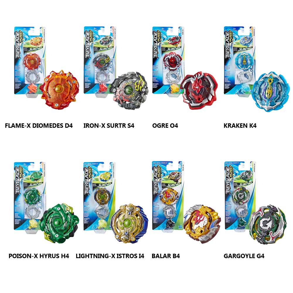 BEYBLADE SLINGSHOCK SINGLE TOPS ASST