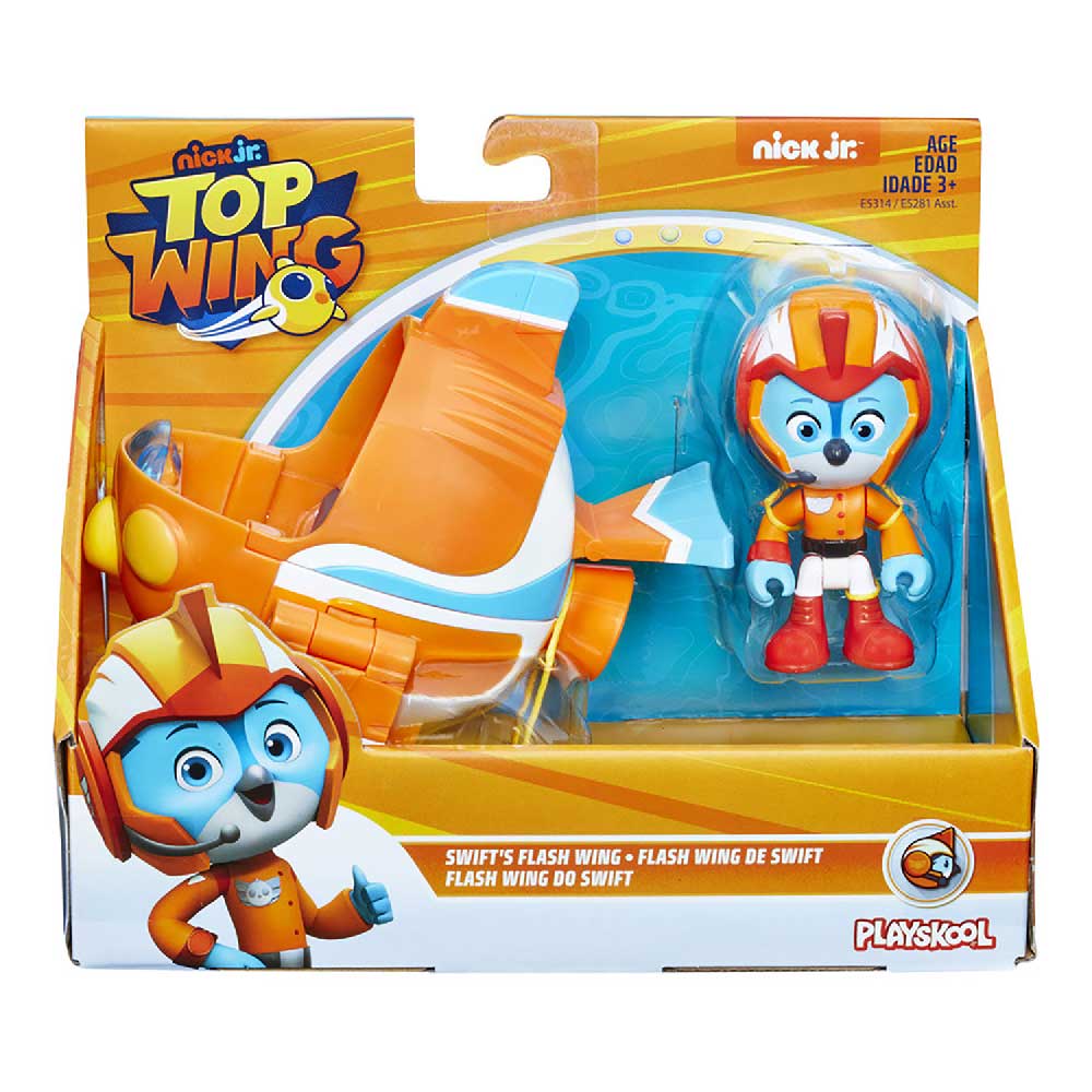 PLAYSKOOL TOP WING FIGURA I VOZILO