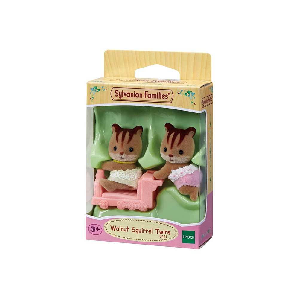 SYLVANIAN WALNUT SQUIRREL TWINS 