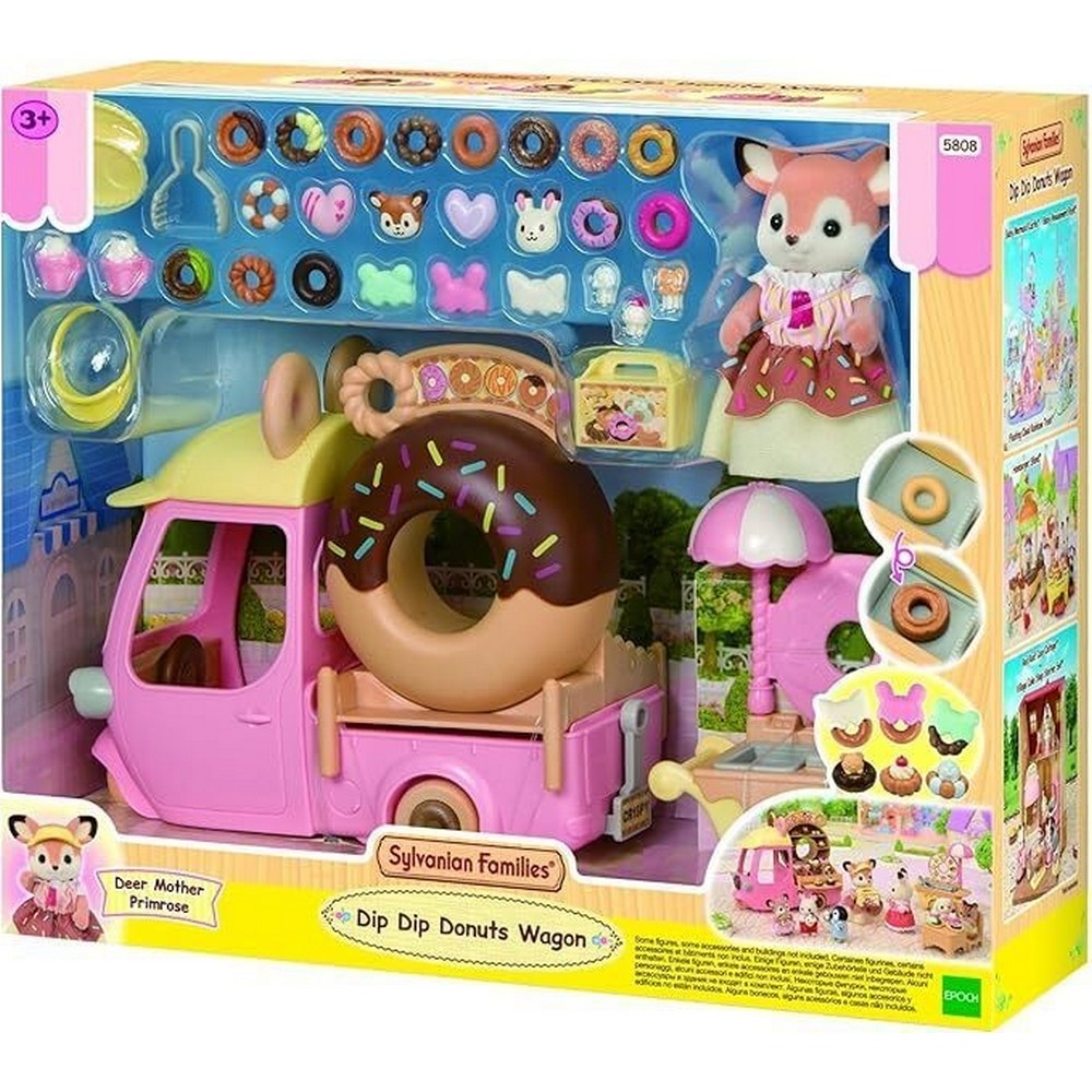 EC5808 SYLVANIAN FAMILIES DIP DIP DONUTS WAGON 