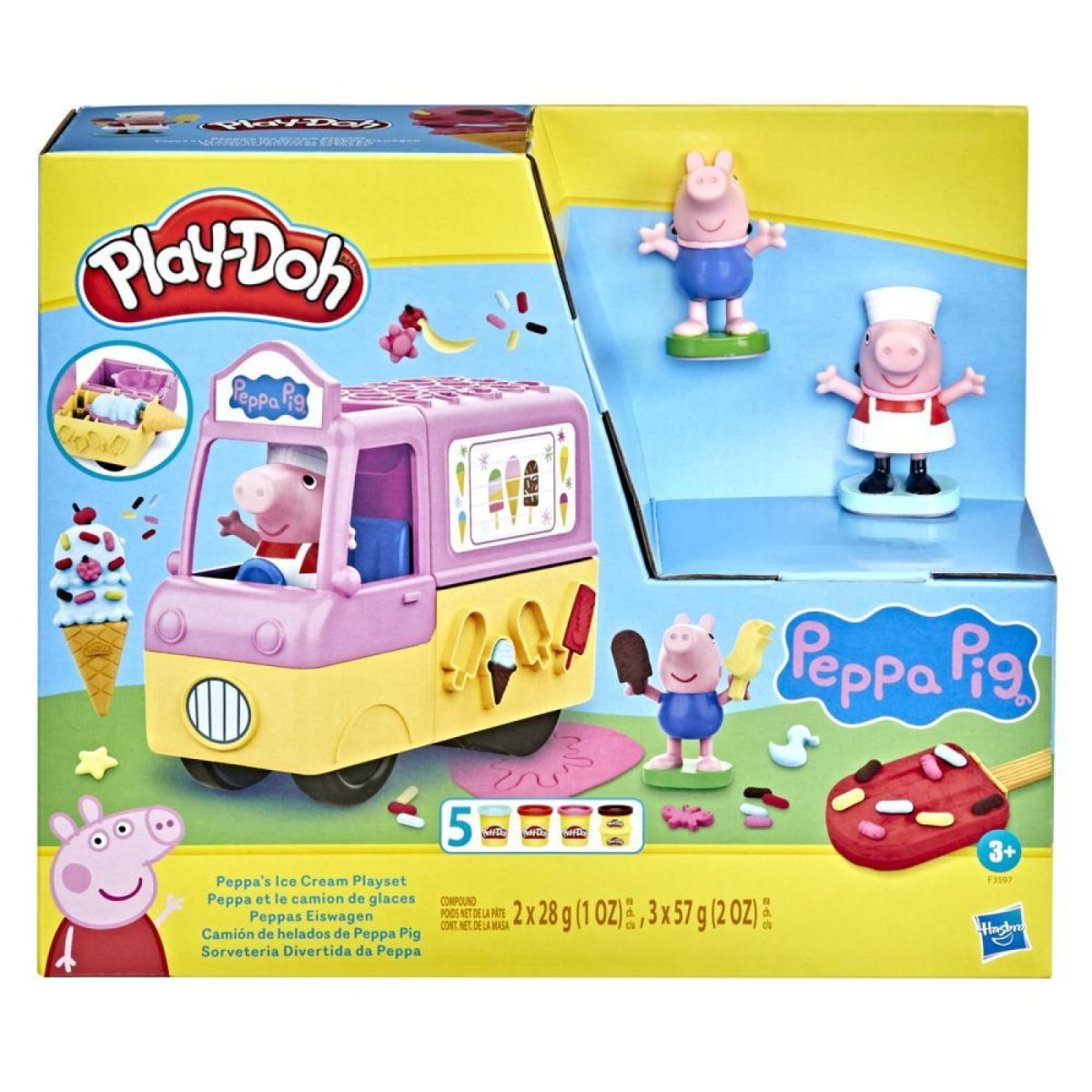 PLAY-DOH PEPPAS ICE CREAM PLAYSET 