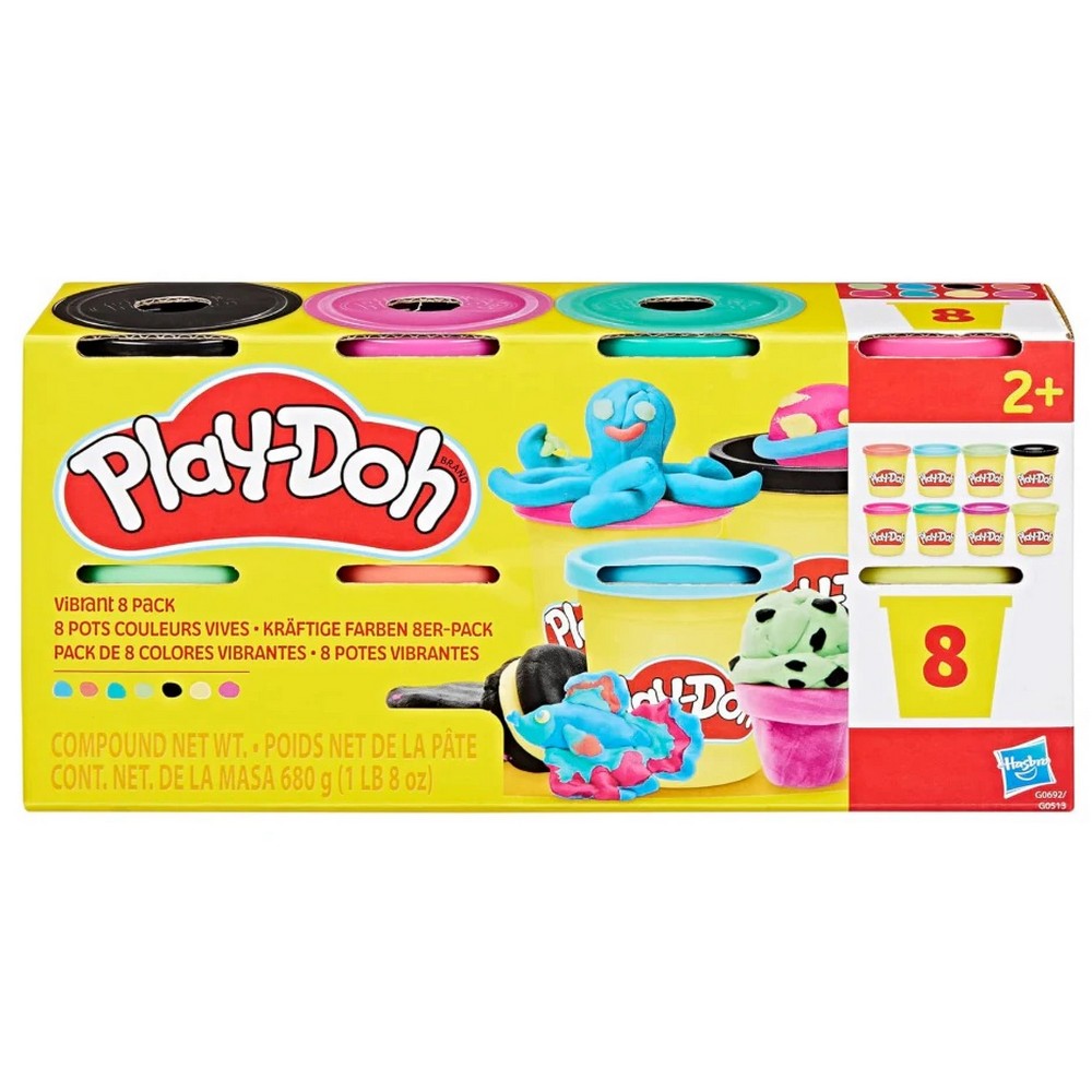 G0513 PLAY DOH 8 PACK ASST 