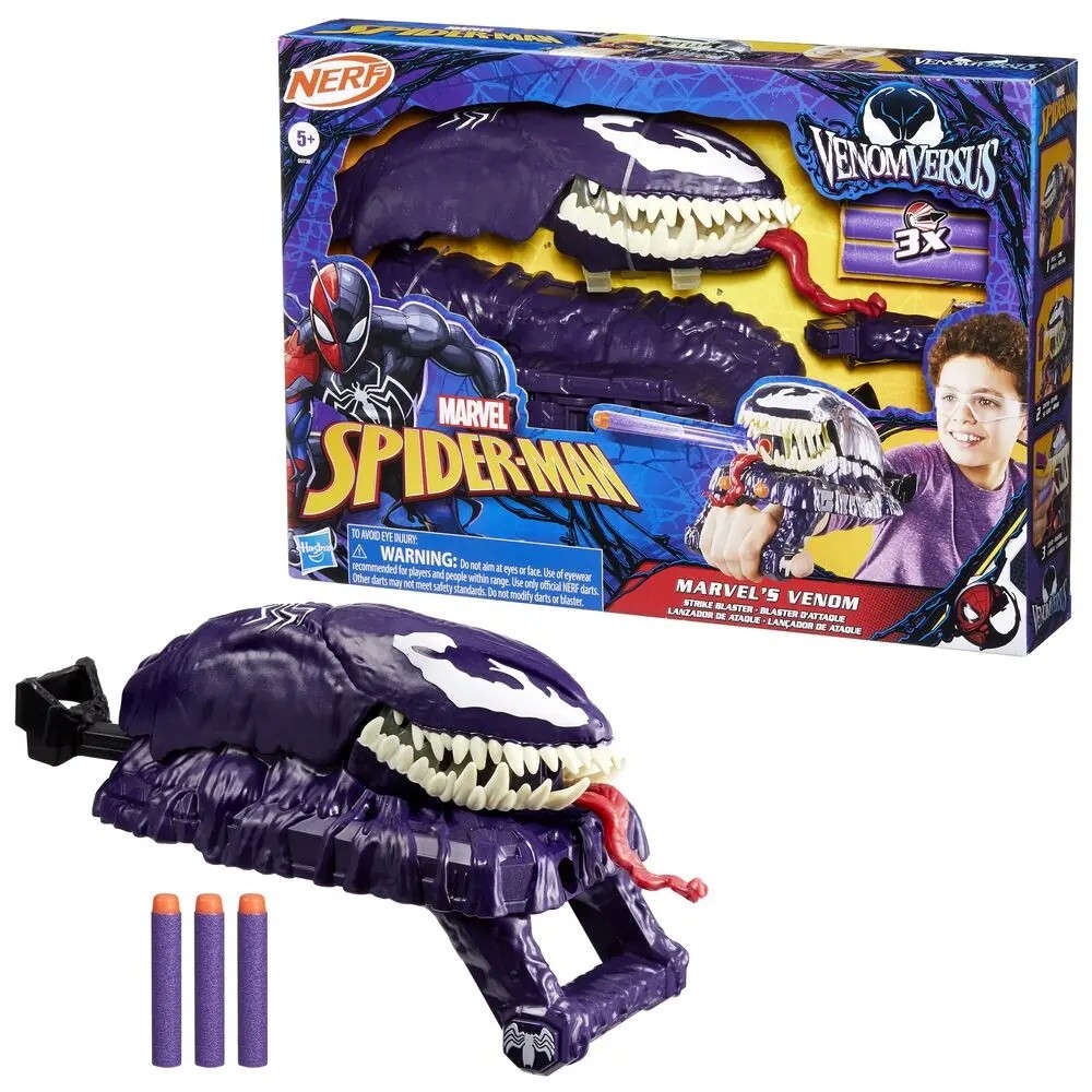 G0730 SPIDERMAN VENOMVERSUS VENOM STRIKE GAUNTLET 