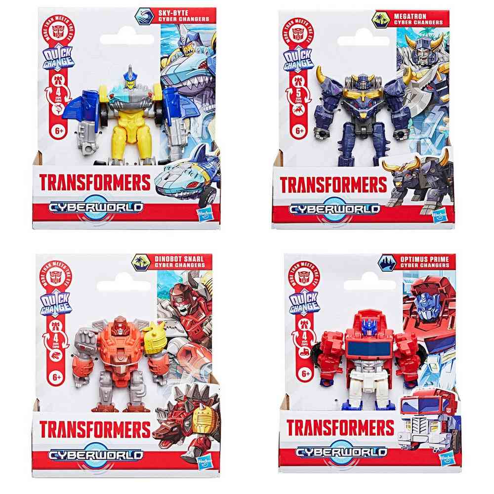 G0746 TRANSFORMERS CYBERWORLD CHANGERS ASST 