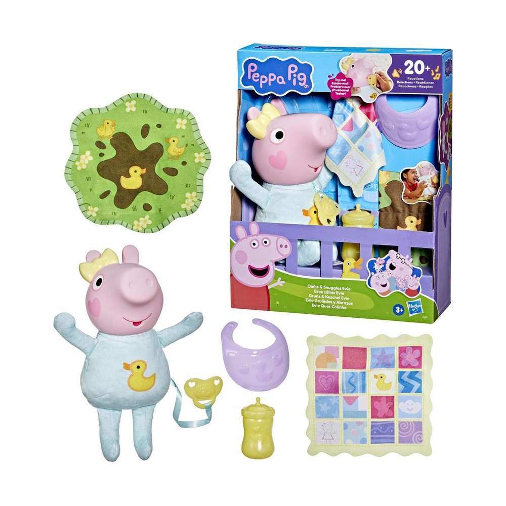 G1637 PEPPA PIG OINKS AND SNUGGLES EVIE SET 