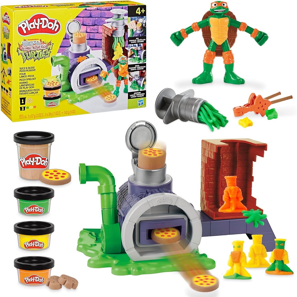 G1829 PLAY DOH TMNT SLICE AND BLAST PIZZA PLAYSET 