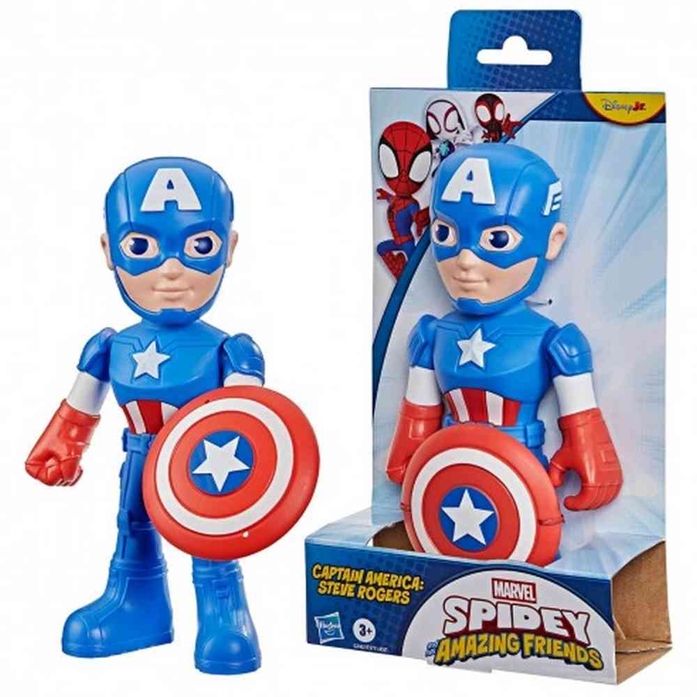 G2462 SPIDEY AND FRIENDS SUPERSIZED CAPT AMERICA SR 