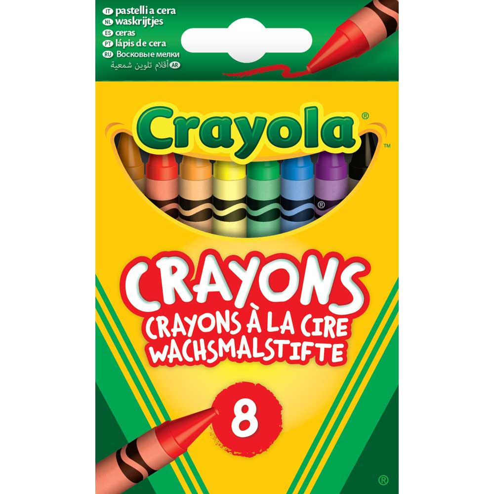 CRAYOLA MASNE BOJICE 8 KOM 