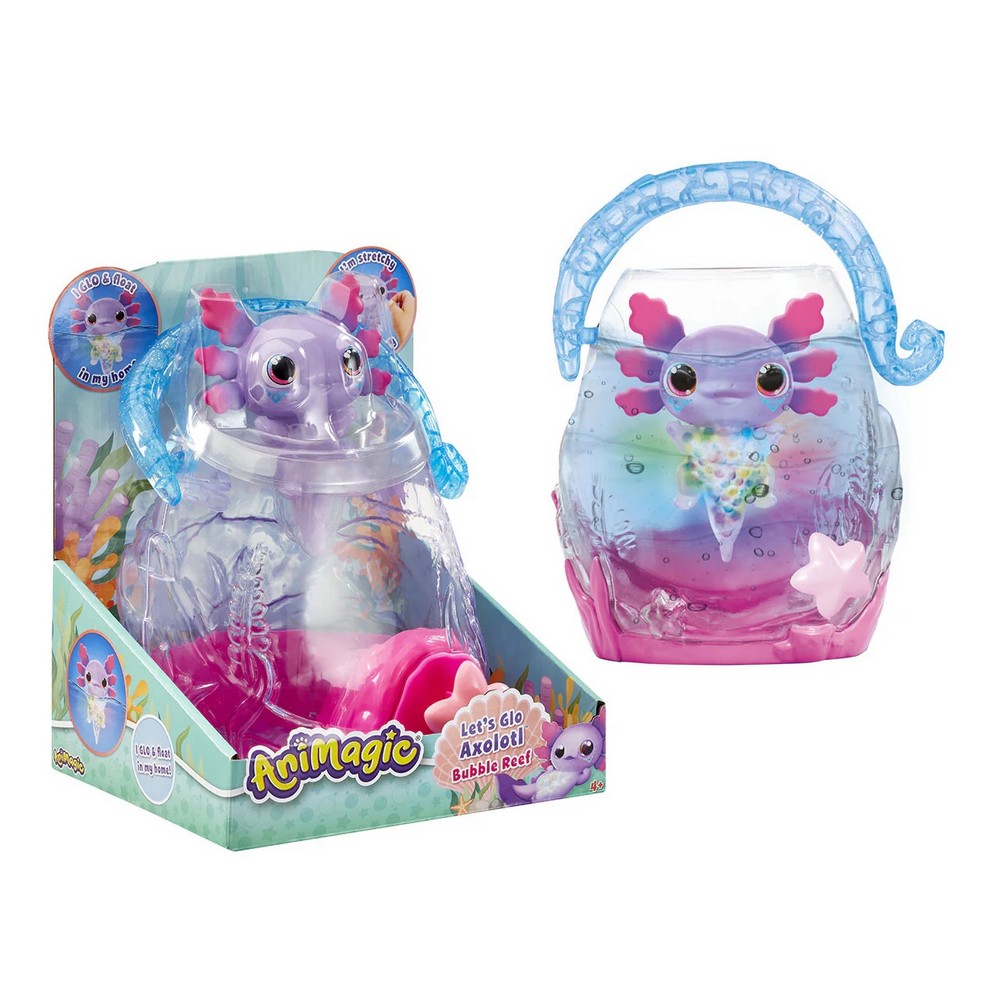 GA930943 ANIMAGIC LET'S GLO AXOLOTL BUBBLE REEF (12L) 