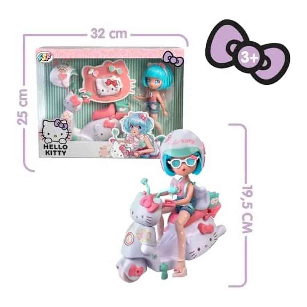 GPHK3000 HELLO KITTY PRETTY PINK SC0OTER SET ZA IGRU 
