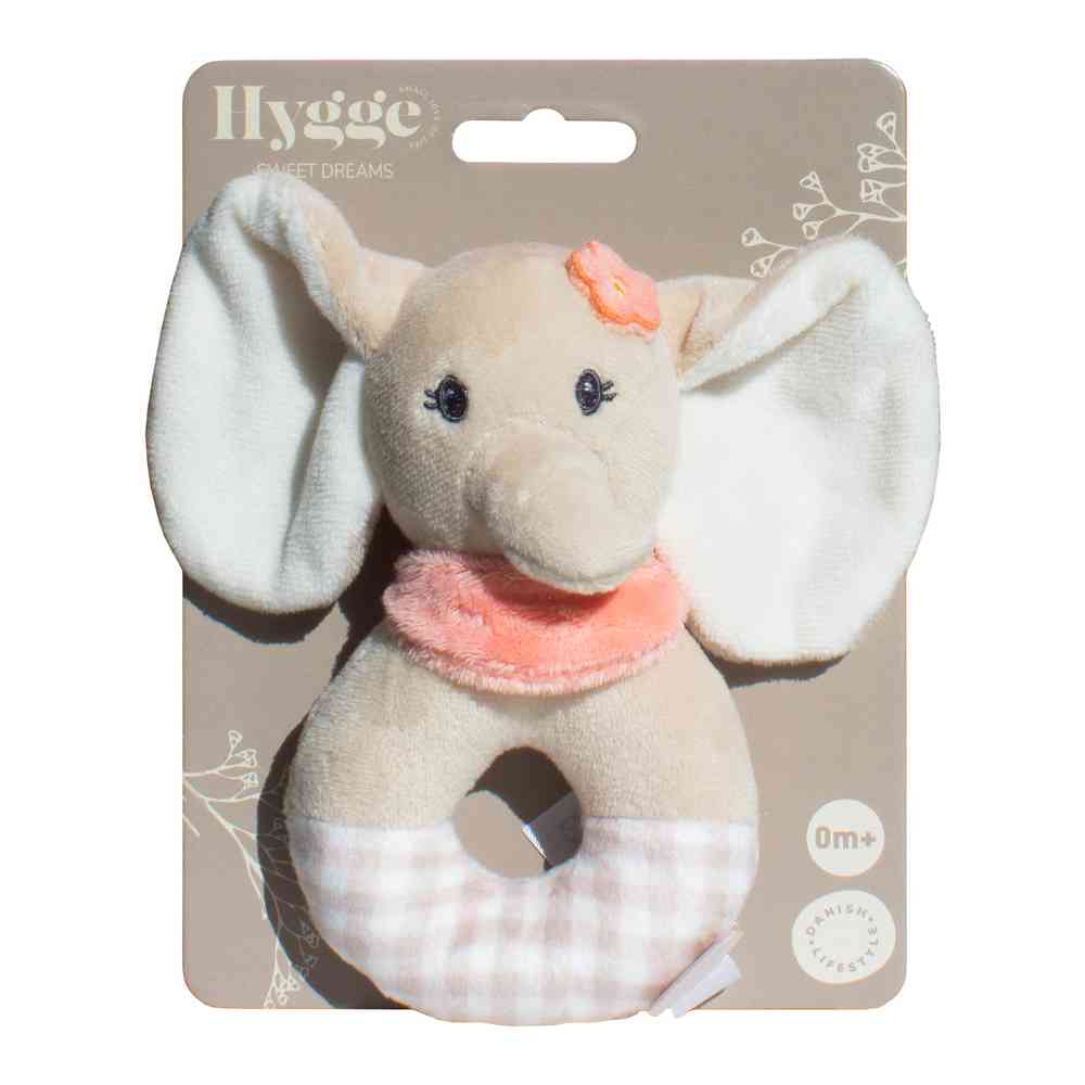HY39699 HYGGE RATTLE ELEPHANT 