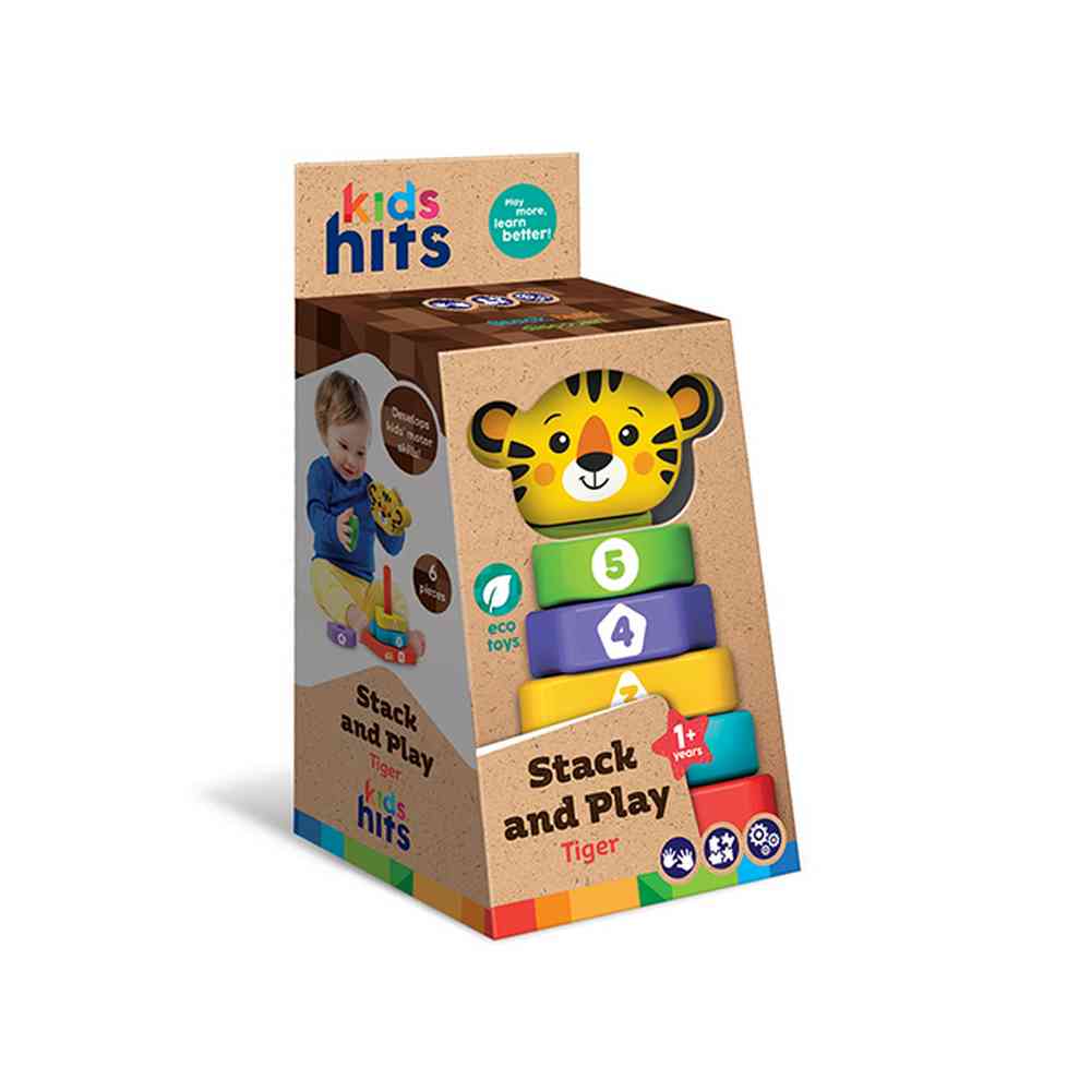 KIDS HITS DRVENA KULA ZA SLAGANJE TIGAR 