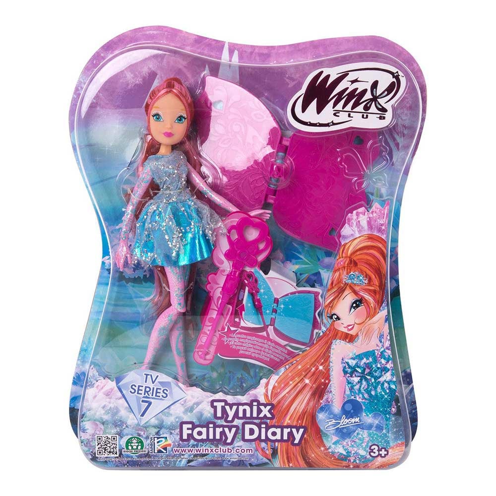 WINX LUTKA TYNIX BLOOM S DNEVNIKOM 26 CM