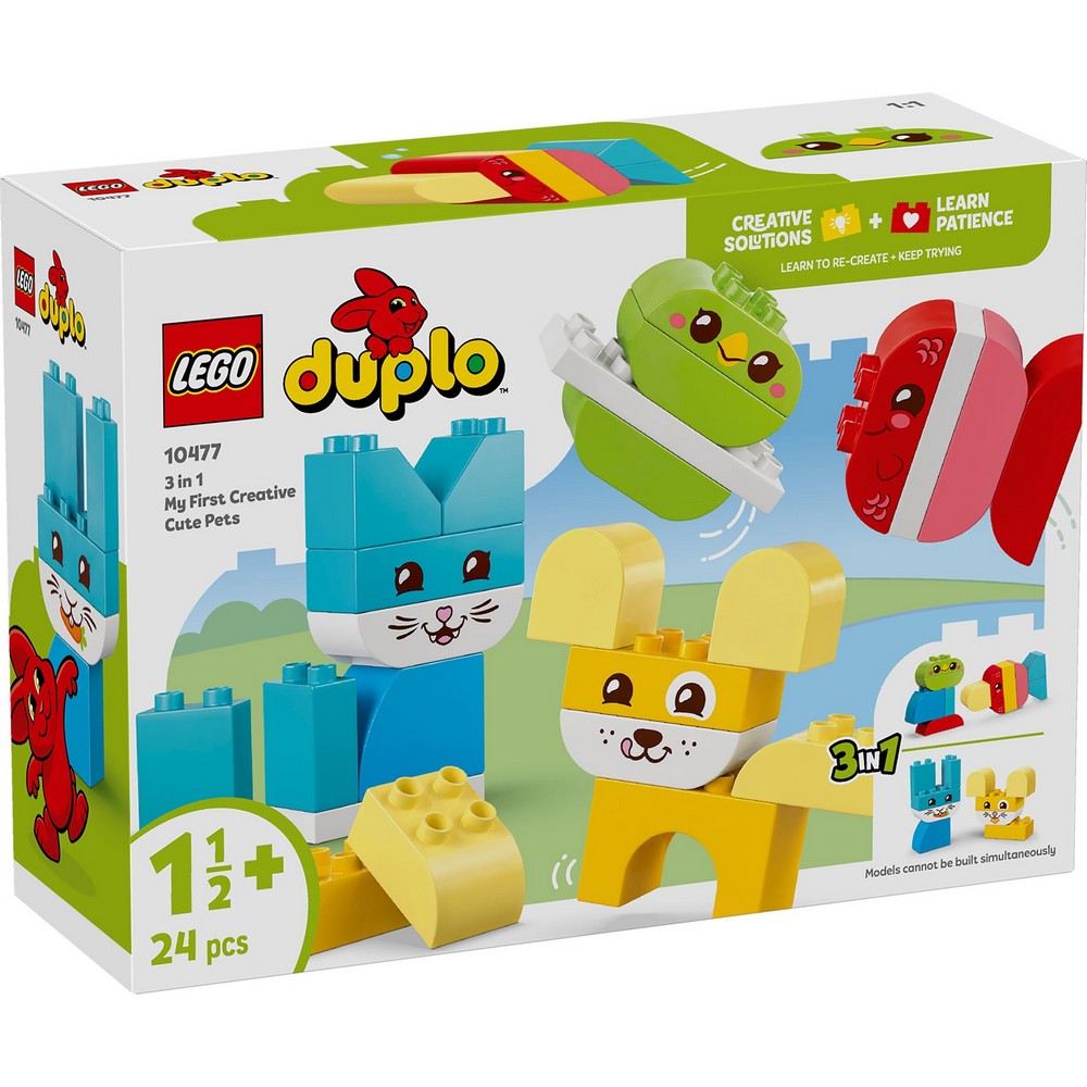LEGO DUPLO 3 IN 1 CREATIVE CUTE PETS 