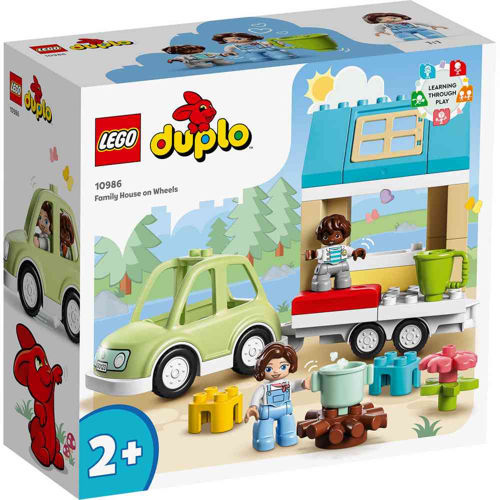 LEGO DUPLO PORODICNA KUCA NA PRIKOLICI