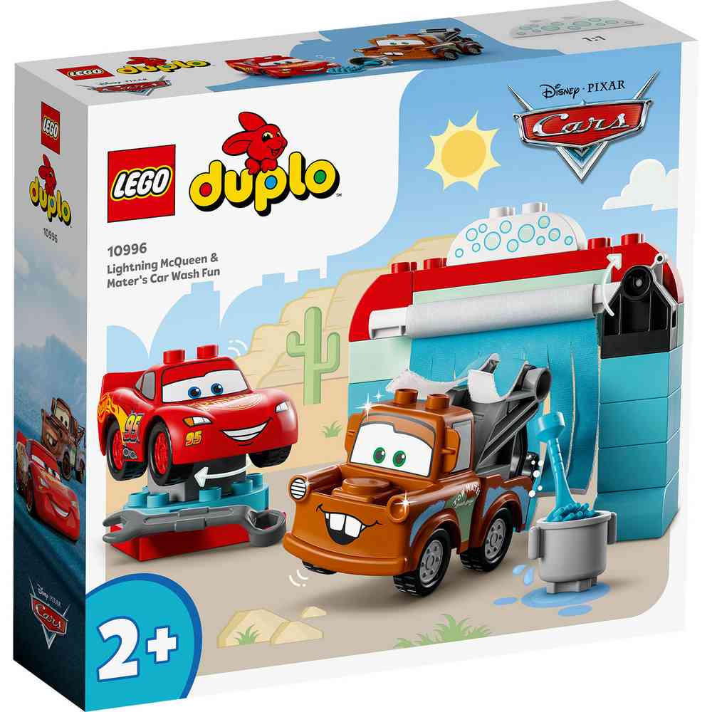 LEGO DUPLO ZABAVA SA AUTIMA LIGHTNING MCQUEEN-A & MATERS-A U AUTOPRAONICI