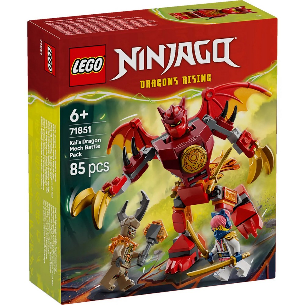 LEGO NINJAGO KAIS DRAGON MECH BATTLE PACK 