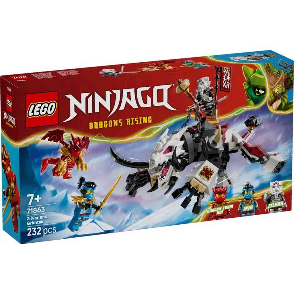 LEGO NINJAGO ZILVAR AND GRIMTAK THE DRAGO 