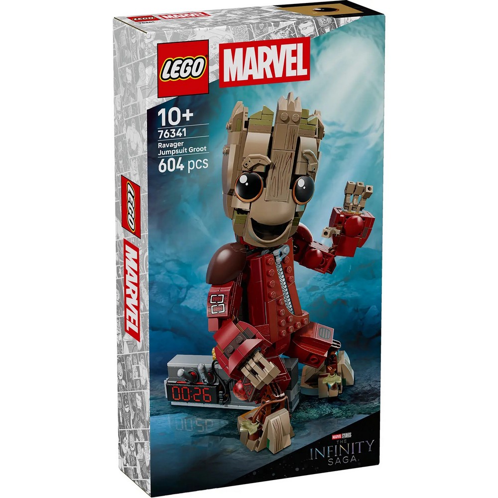 LEGO SUPER HEROES MARVEL RAVAGER JUMPSUIT GROOT 