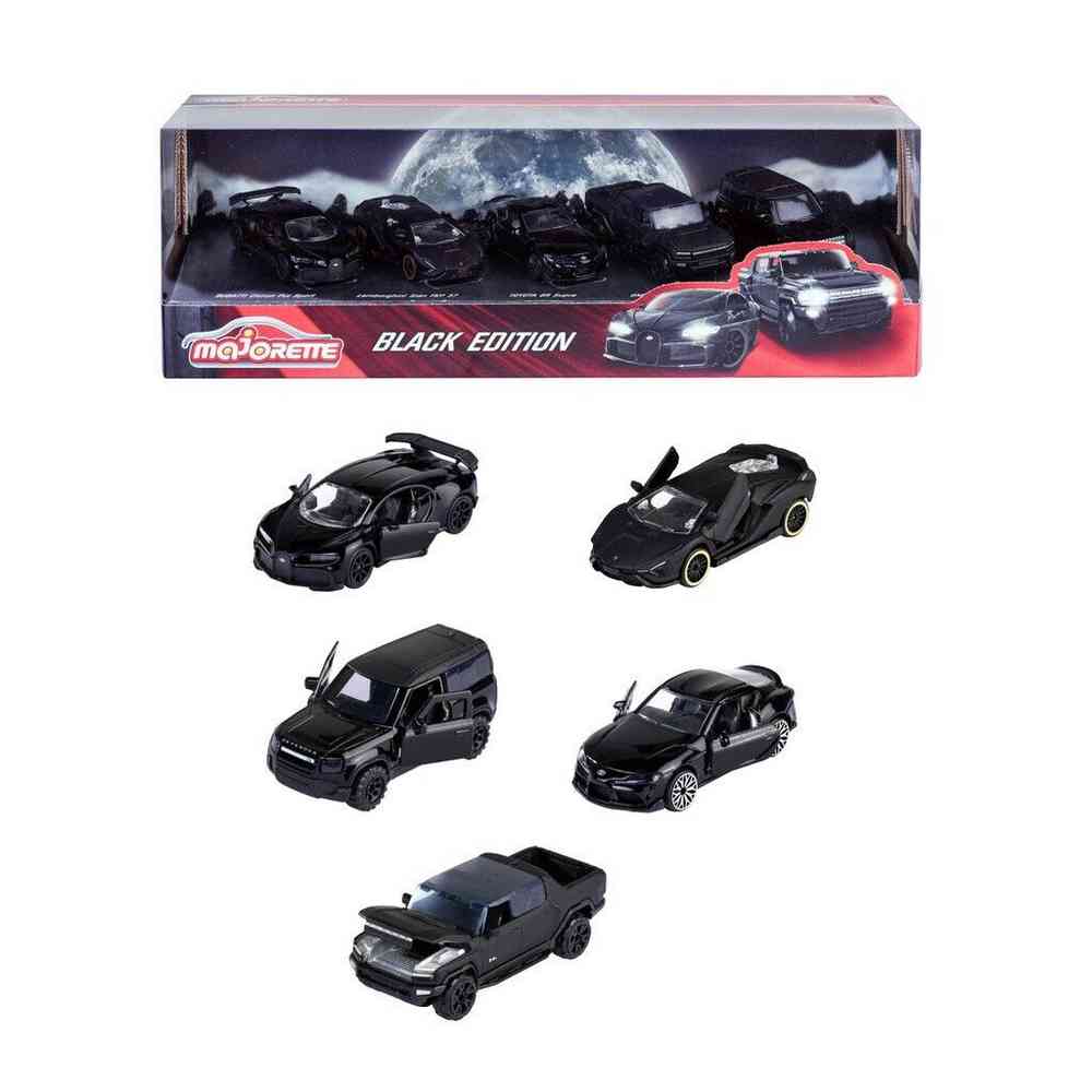M2053191 MAJORETTE BLACK EDITION 5 VOZILA GIFTPACK