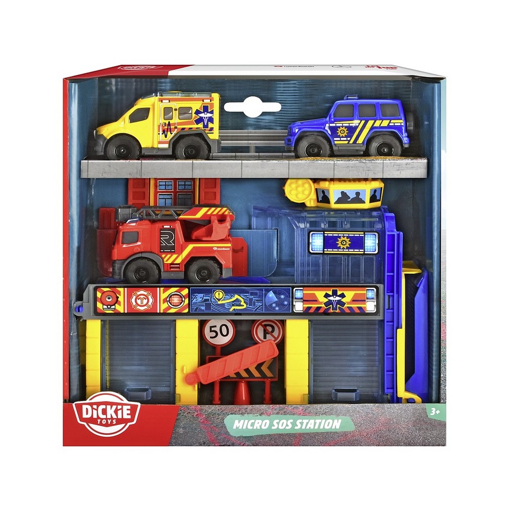 M3713017 DICKIE VOZILA MICRO SOS STANICA ZA SPAŠAVANJE 