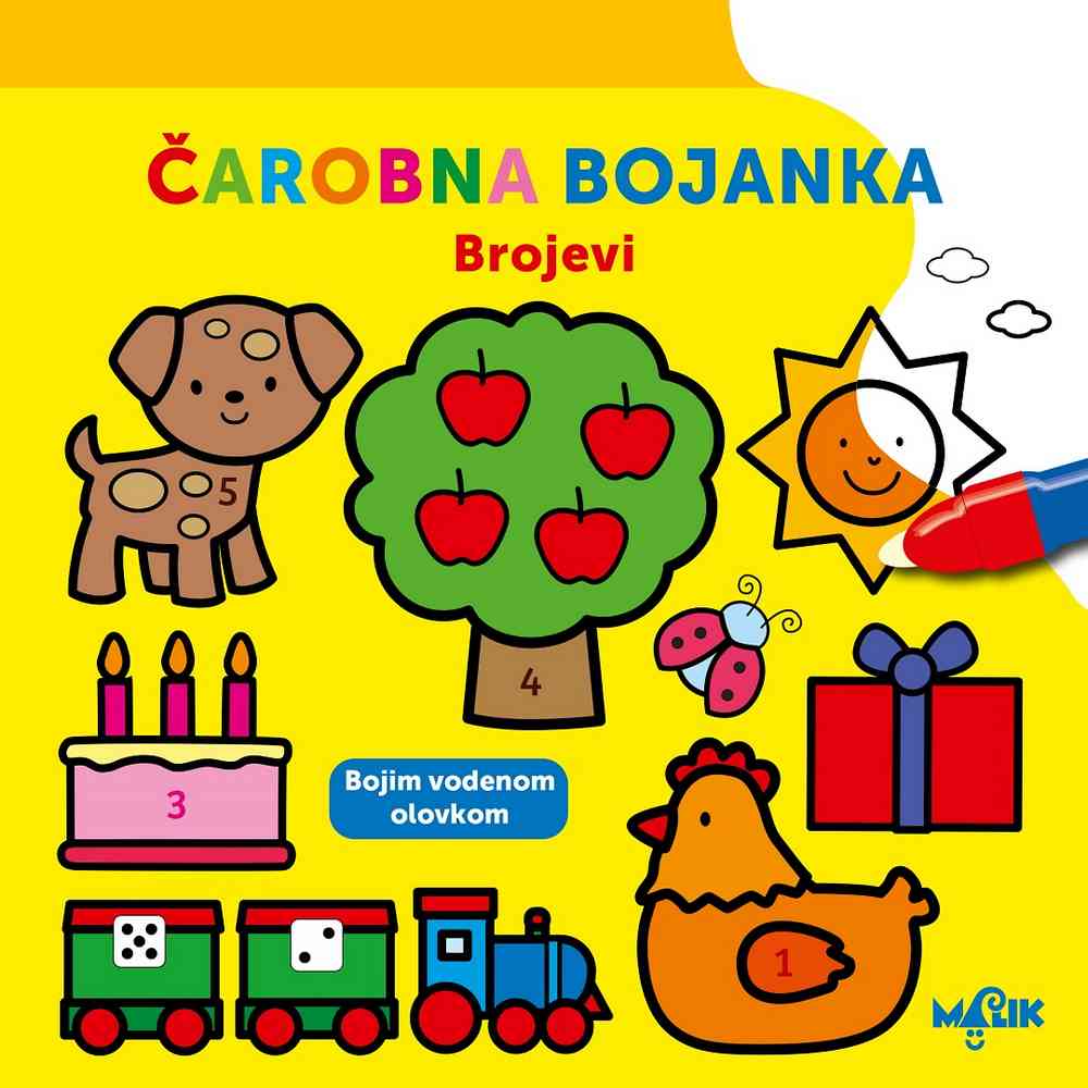 CAROBNA BOJANKA-BROJEVI 