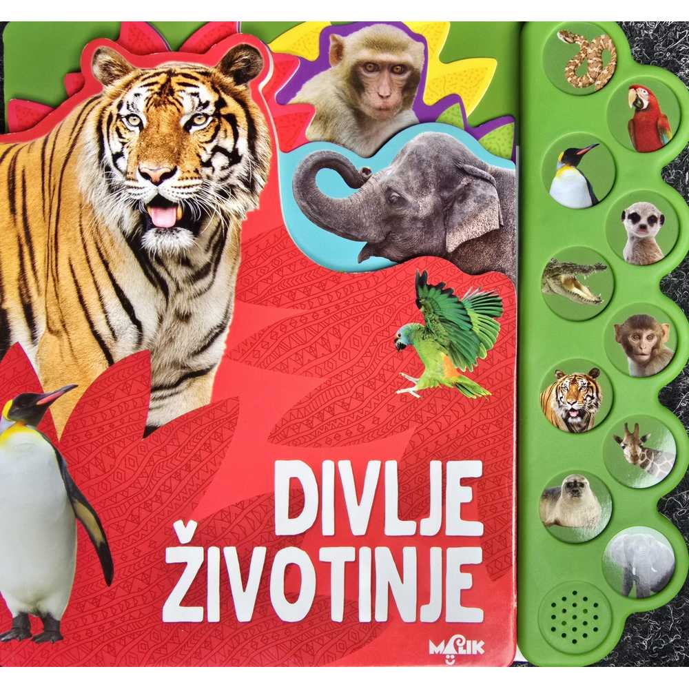 ZVUCNA SLIKOVNICA 10 ZVUKOVA -DIVLJE ZIVOTINJE 