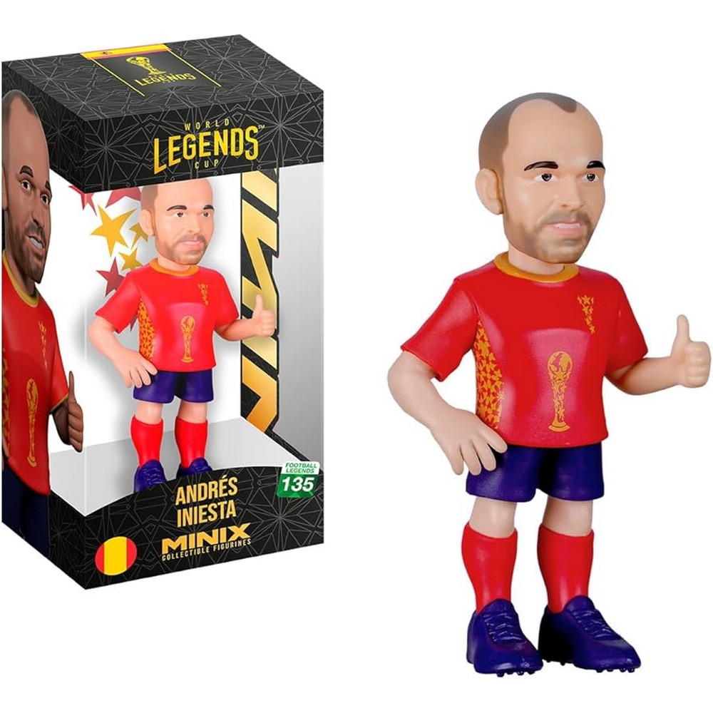 MNX25046 MINIX FIGURA WORLD CUP LEGENDS INIESTA 